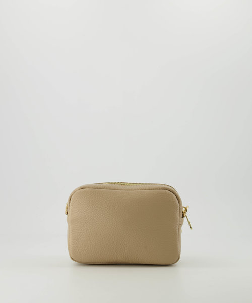 Eliza - Classic Grain - Crossbodytassen - Taupe - D05 - Goudkleurig