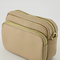 Eliza - Classic Grain - Crossbody bags - Taupe - D05 - Gold