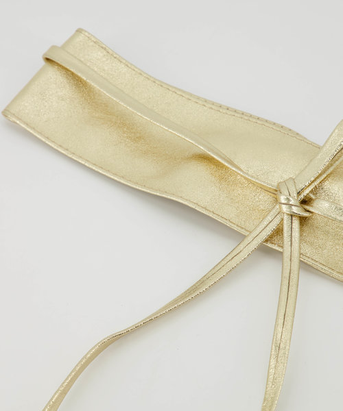 Lily - Metallic - Wikkelriemen - Goud - L41 -