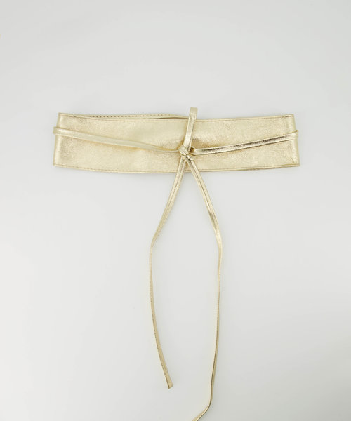 Lily - Metallic - Wikkelriemen - Goud - L41 -