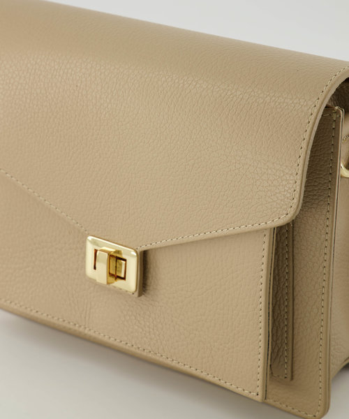 Stacey - Classic Grain - Handtassen - Taupe - D05 - Goudkleurig