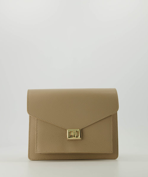 Stacey - Classic Grain - Handtassen - Taupe - D05 - Goudkleurig