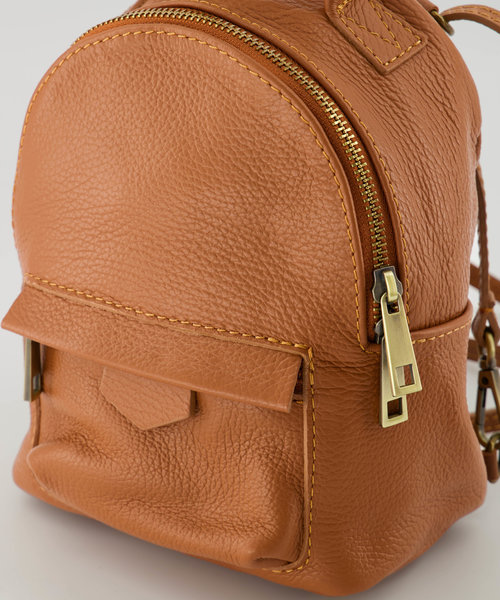 Axel - Classic Grain - Rugtassen - Bruin - Cognac D109 - Bronskleurig