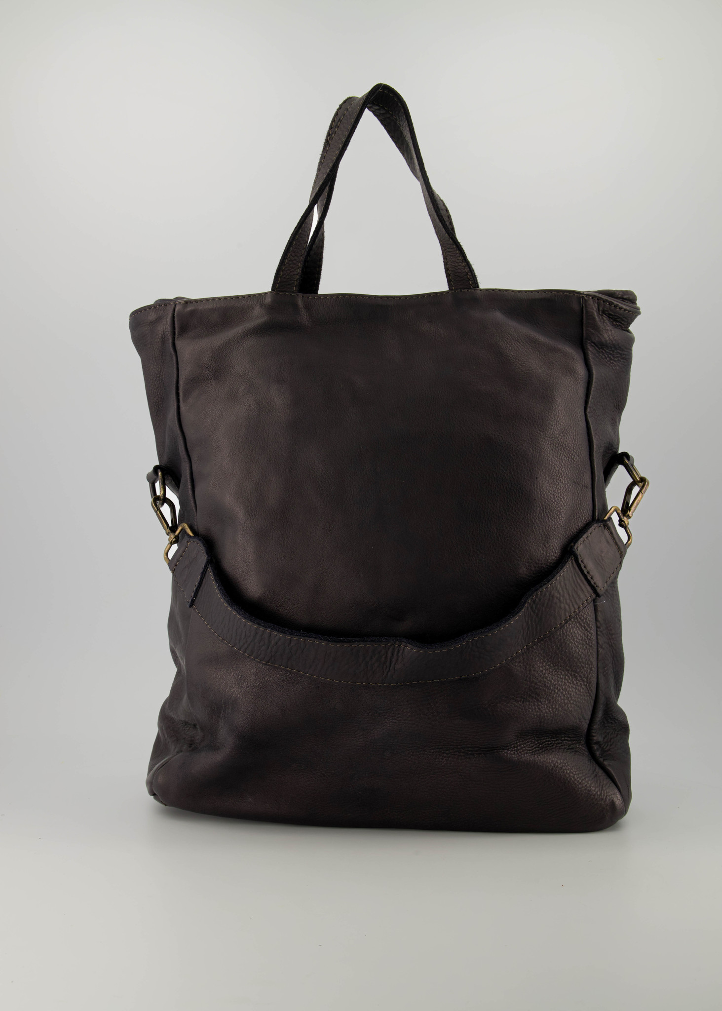 Hand bags | Trine - Washed - Hand bags - Black - - Bronze | Teatro Fashion