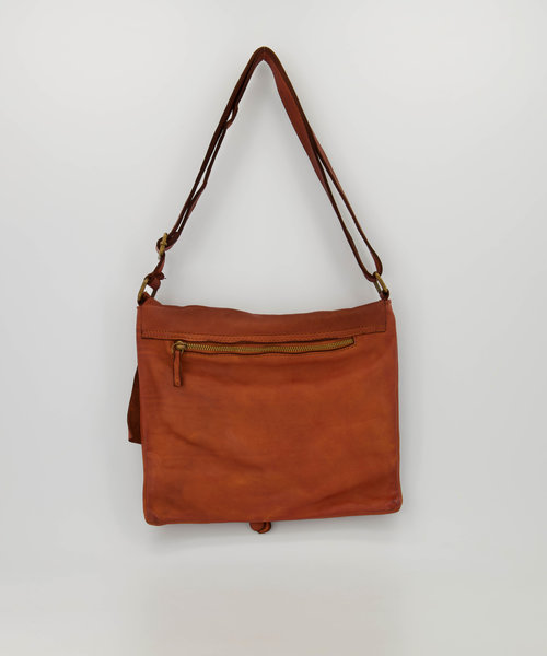 Maddy - Washed - Crossbodytassen - Bruin - Cognac - Bronskleurig