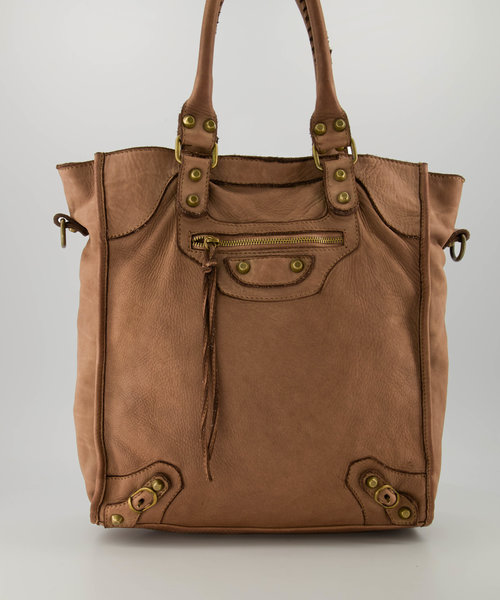 Lize - Washed - Hand bags - Taupe -  - Bronze