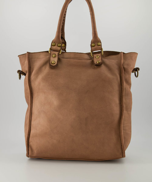 Lize - Washed - Handtassen - Taupe -  - Bronskleurig
