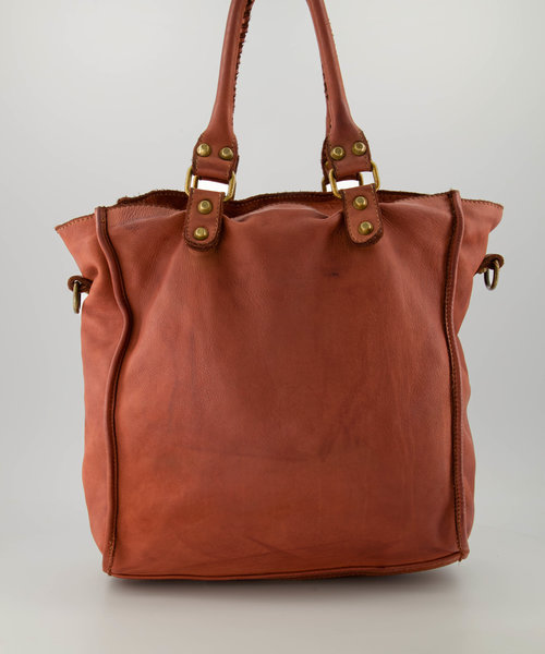 Lize - Washed - Hand bags - Brown - Cognac - Bronze