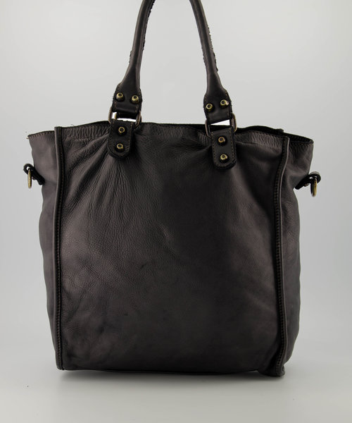 Lize - Washed - Hand bags - Black -  - Bronze