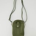 Tyler - Classic Grain - Crossbody bags - Green - D74 - Silver