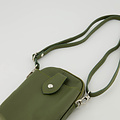 Tyler - Classic Grain - Crossbody bags - Green - D74 - Silver