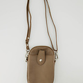 Tyler - Classic Grain - Crossbody bags - Taupe - Donker Taupe D40 - Silver