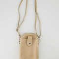 Tyler - Classic Grain - Crossbody bags - Taupe - D05 - Silver