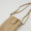 Tyler - Classic Grain - Crossbody bags - Taupe - D05 - Silver