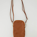 Tyler - Classic Grain - Crossbody bags - Brown - Cognac D17 - Silver