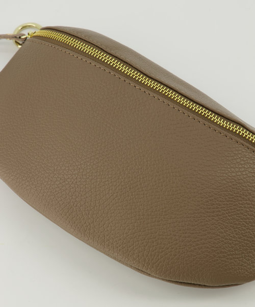 Zoey Big - Classic Grain - Bum bags - Taupe - Donker Taupe D40 - Gold
