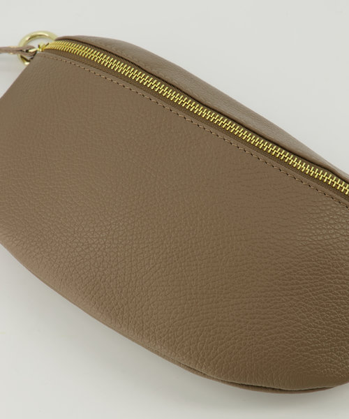 Zoey Big - Classic Grain - Heuptassen - Taupe - Donker Taupe D40 - Goudkleurig