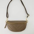 Cilou - Classic Grain - Bum bags - Taupe - Donker Taupe D40 - Gold