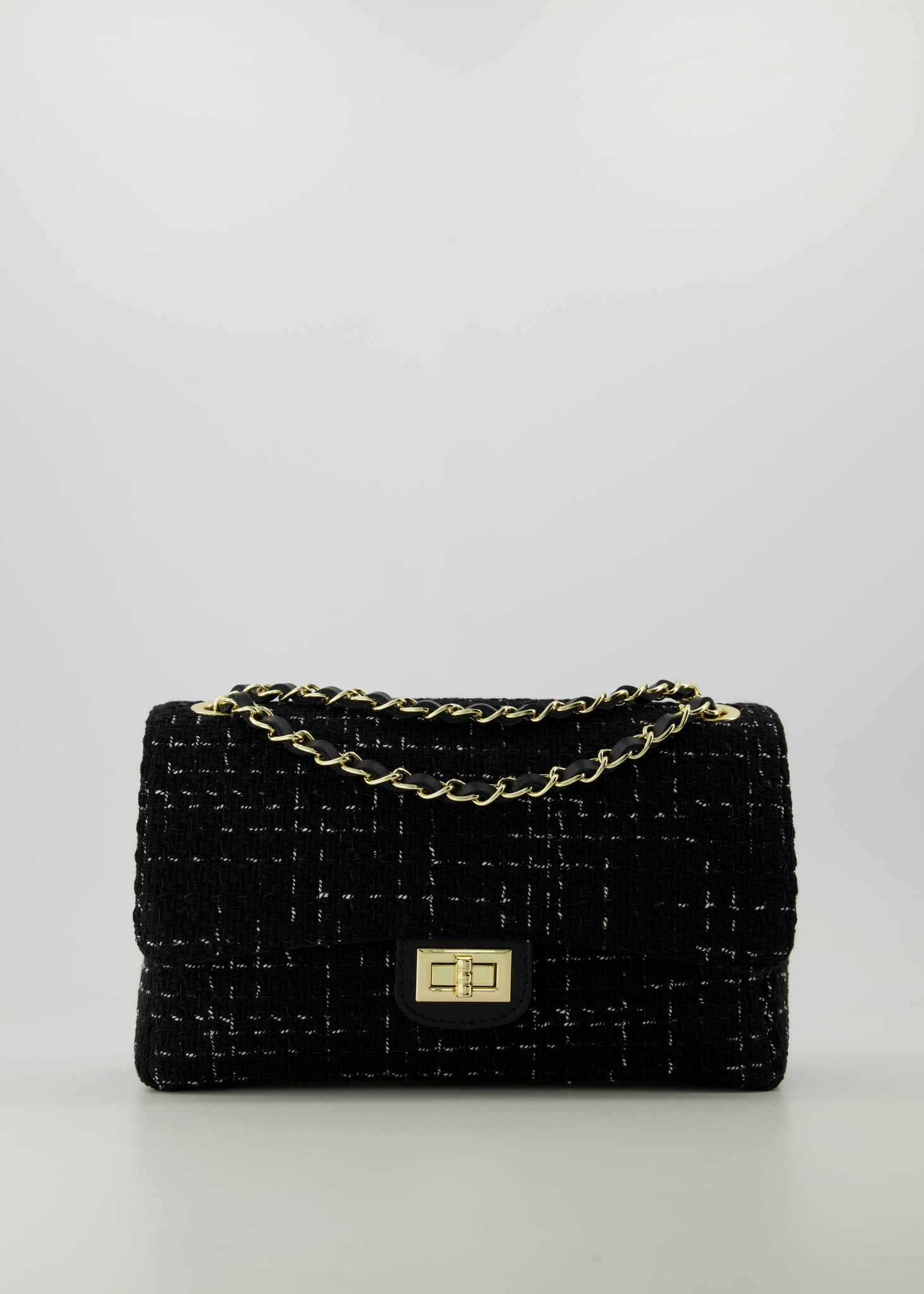 Crossbody bags Audrey Medium Tweed Crossbody bags Black