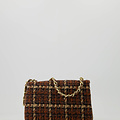 Audrey Small Tweed -  - Crossbody bags - Brown -  - Gold