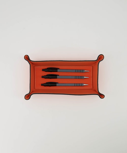 Finn - Pennenhouder - Classic Grain - Accessories - Orange -  - Gold