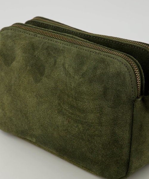 Simone - Suede - Crossbody bags - Green - 49 - Bronze