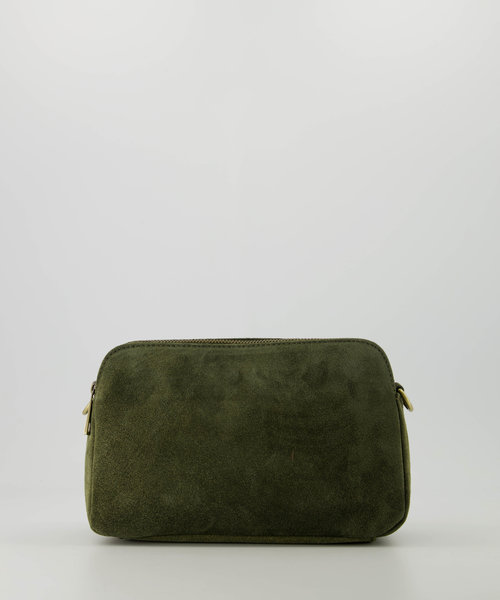 Simone - Suede - Crossbody bags - Green - 49 - Bronze