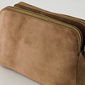 Simone - Suede - Crossbody bags - Taupe - 24 - Bronze