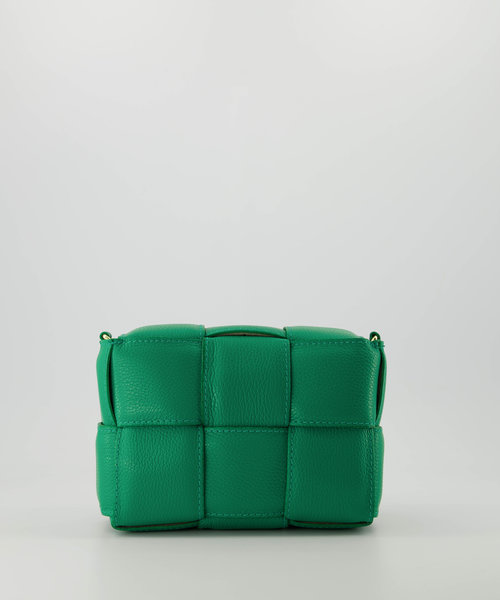 Jess - Classic Grain - Crossbodytassen - Groen - 5338 - Goudkleurig