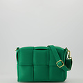Jess - Classic Grain - Crossbodytassen - Groen - 5338 - Goudkleurig