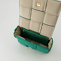 Jess - Classic Grain - Crossbodytassen - Groen - 5338 - Goudkleurig