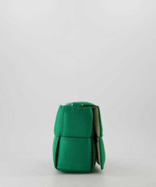 Jess - Classic Grain - Crossbodytassen - Groen - 5338 - Goudkleurig