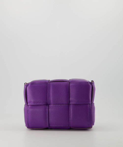 Jess - Classic Grain - Crossbodytassen - Paars - 3638 - Goudkleurig