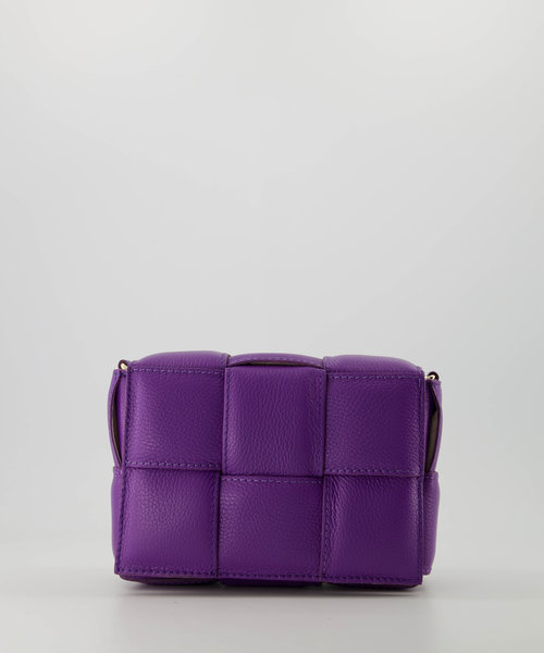 Jess - Classic Grain - Crossbodytassen - Paars - 3638 - Goudkleurig