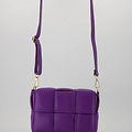 Jess - Classic Grain - Crossbodytassen - Paars - 3638 - Goudkleurig