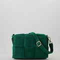 Jess - Suede - Crossbodytassen - Groen - A370 - Goudkleurig