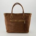 Indira - Snake - Hand bags - Taupe - 24 - Bronze