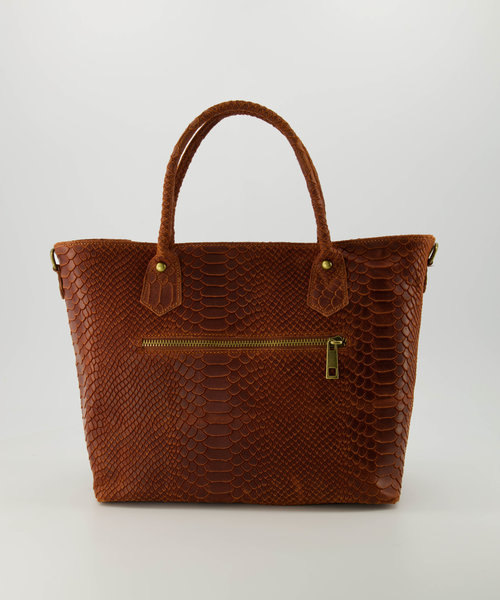 Indira - Snake - Hand bags - Brown - 37 - Bronze