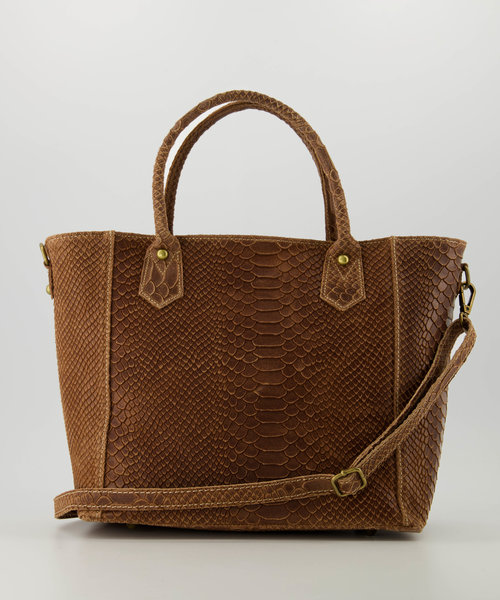 Indira - Snake - Hand bags - Taupe - 24 - Bronze