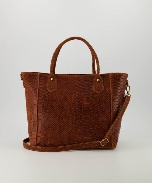 Indira - Snake - Hand bags - Brown - 37 - Bronze