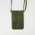 Pona - Croco - Crossbody bags - Green - 29 - Gold
