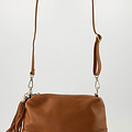 Annabelle - Classic Grain - Crossbody bags - Brown - Cognac - Silver