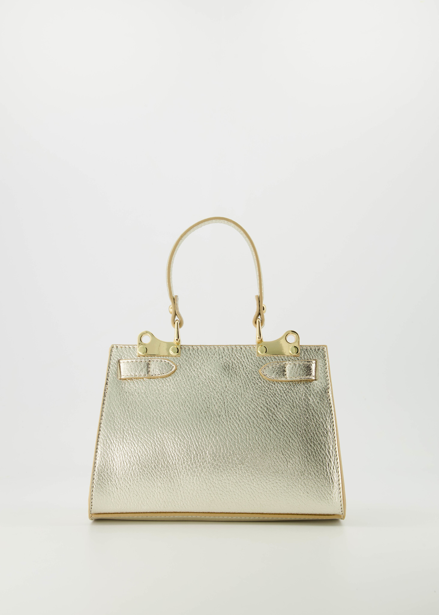 Handtassen Kylie Classic Grain Handtassen Goud Goudkleurig Teatro Fashion
