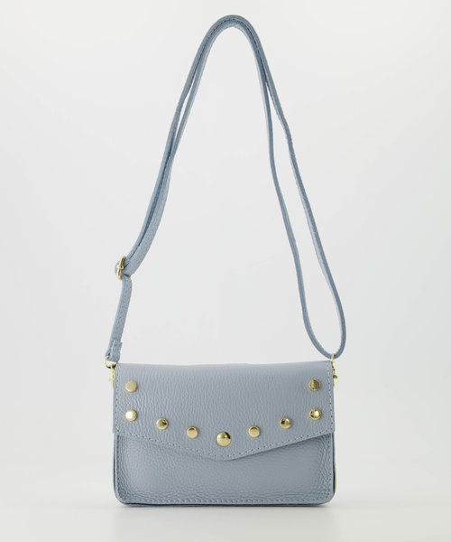 Laura - Classic Grain - Crossbody bags - Blue - D92 - Silver