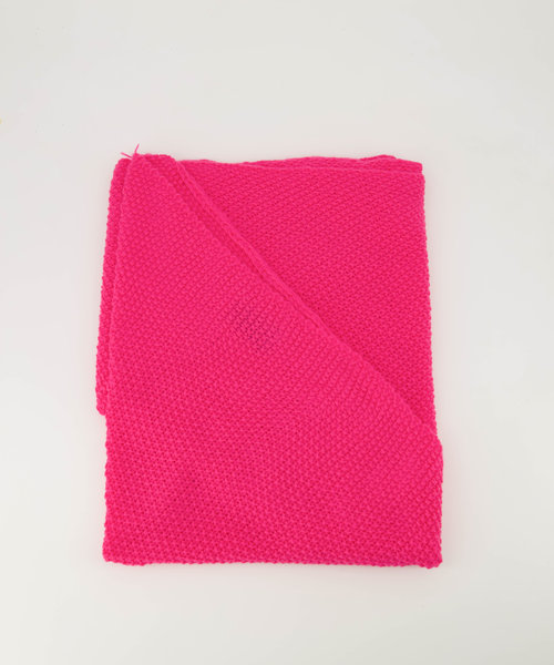 June -  - Effen sjaals - Roze - Fluo Fuchsia -