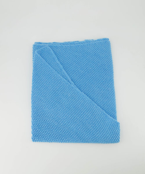 June -  - Plain scarves - Blue - Blu mare -