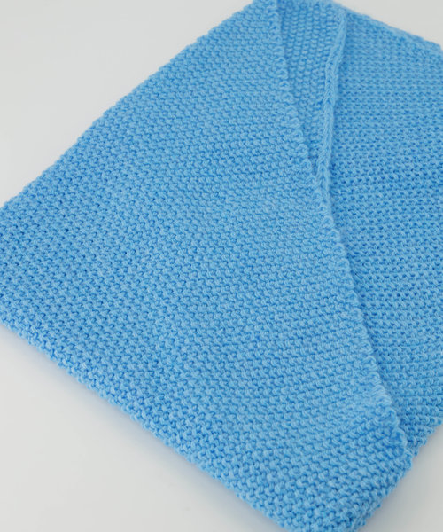 June -  - Effen sjaals - Blauw - Blu mare -