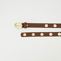 Avery - Classic Grain - Belts with buckles - Brown - D21 - Gold