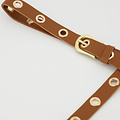 Avery - Classic Grain - Belts with buckles - Brown - Cognac D109 - Gold