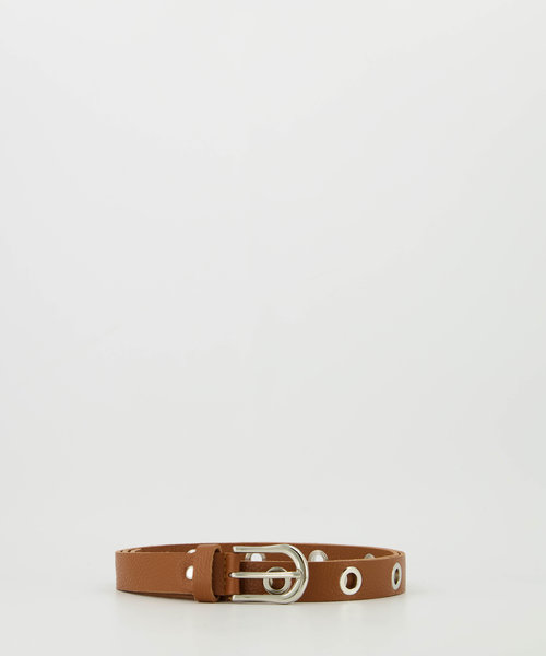 Avery - Classic Grain - Belts with buckles - Brown - Cognac D109 - Silver